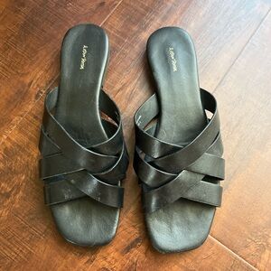 Black Strappy Sandals